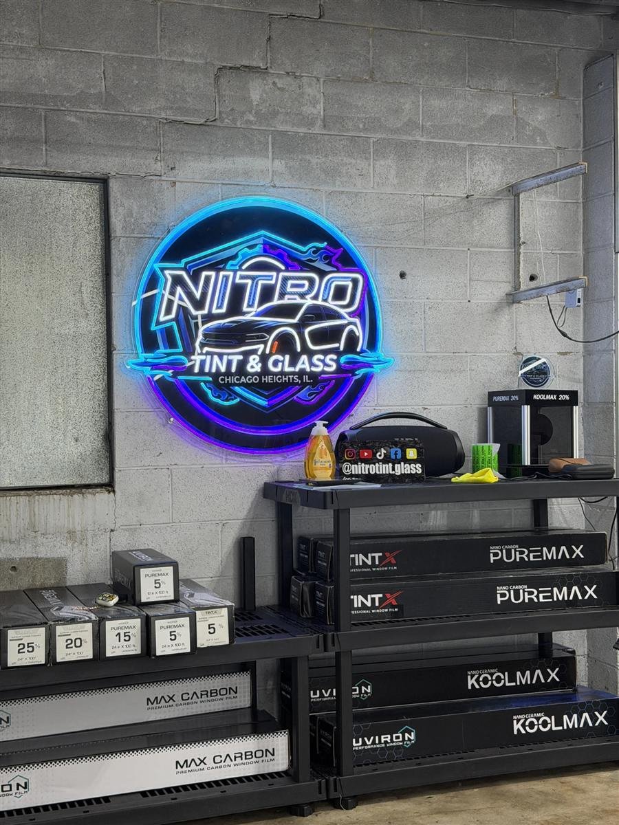 Genuine UVIRON MAX CARBON, PUREMAX and KOOLMAX film stock at Nitro Tint & Glass